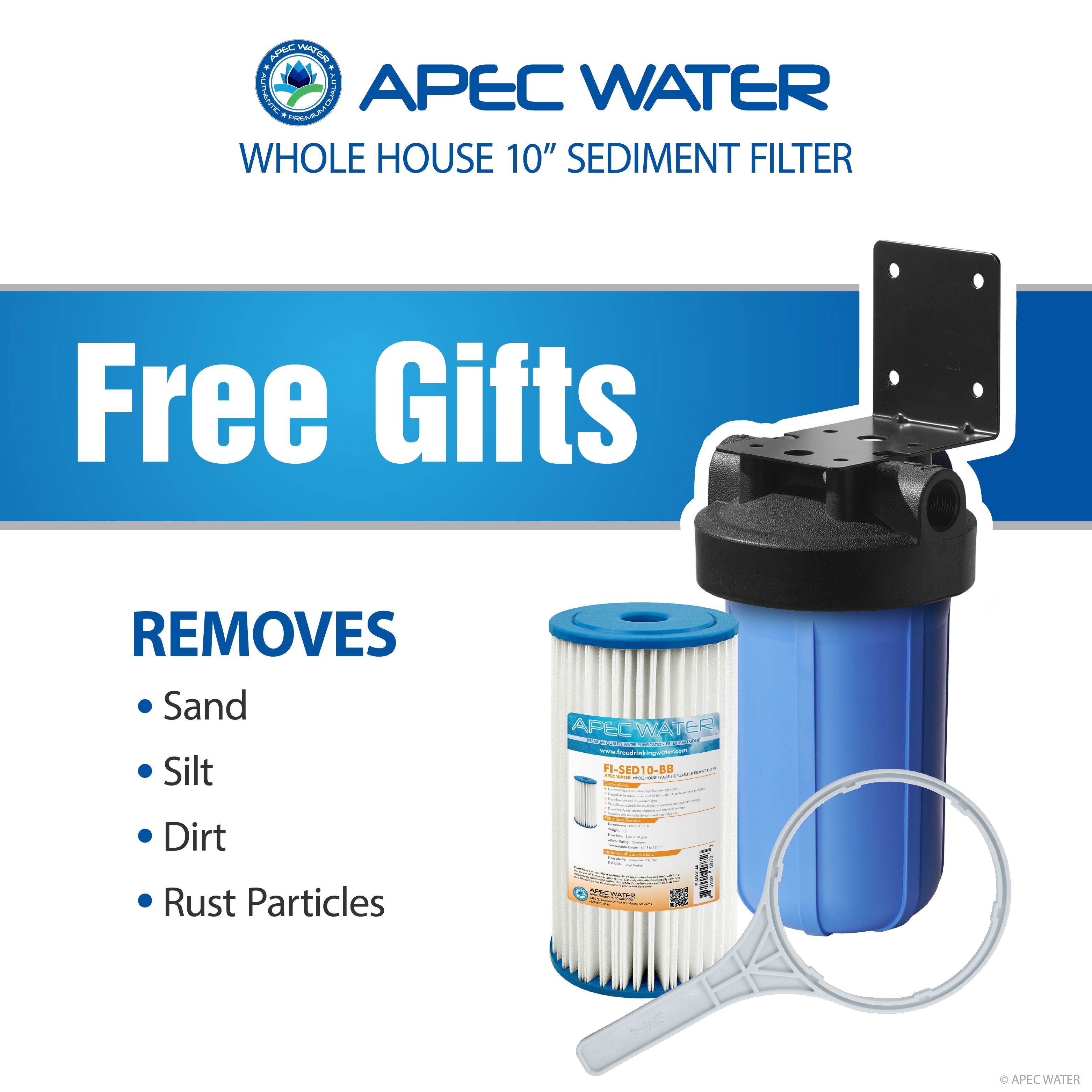 GREEN-CARBON-15-FG Whole House Water Filter System