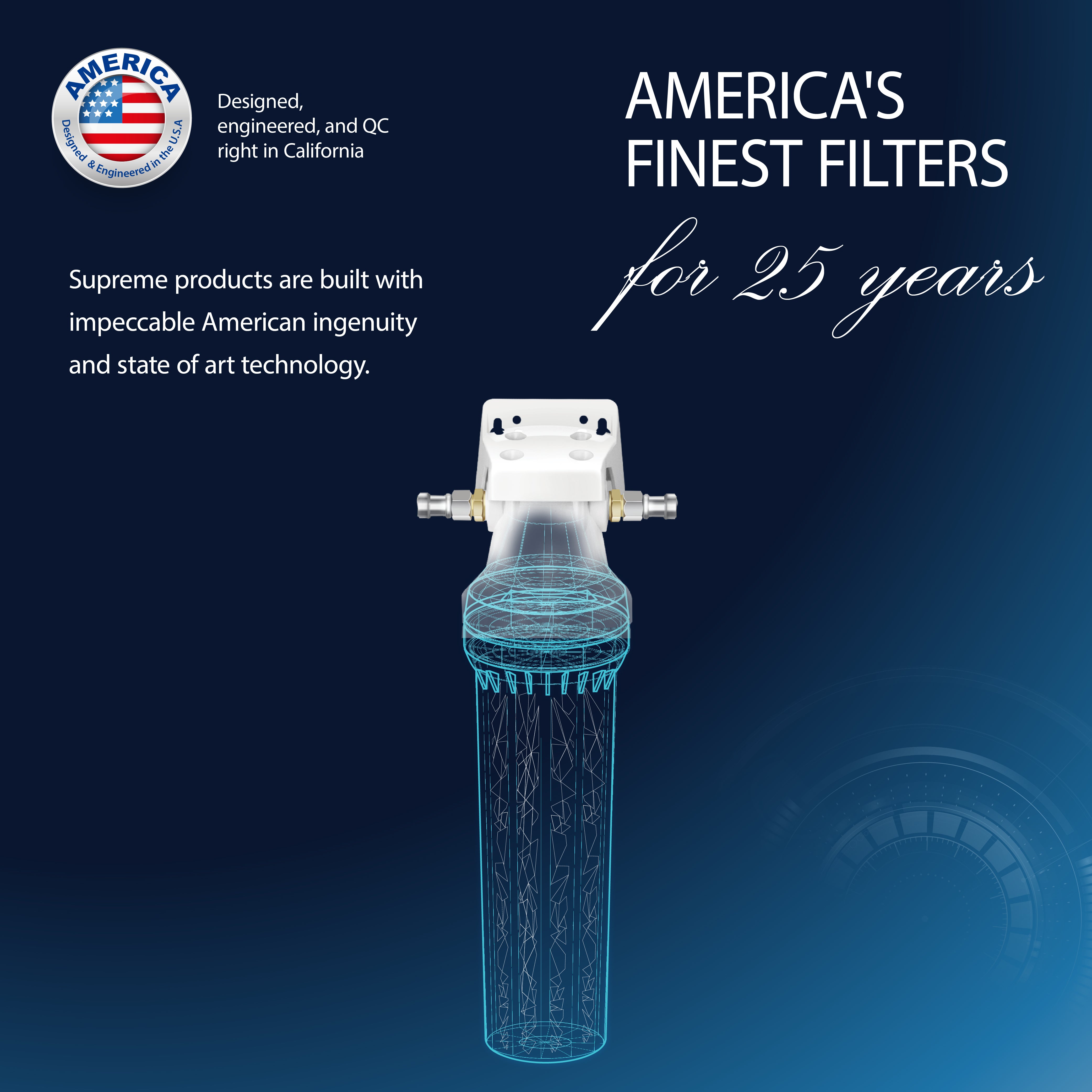 Premium Quality High Capacity Water Filtration System With Scale Inhibitor (CS-2500P)