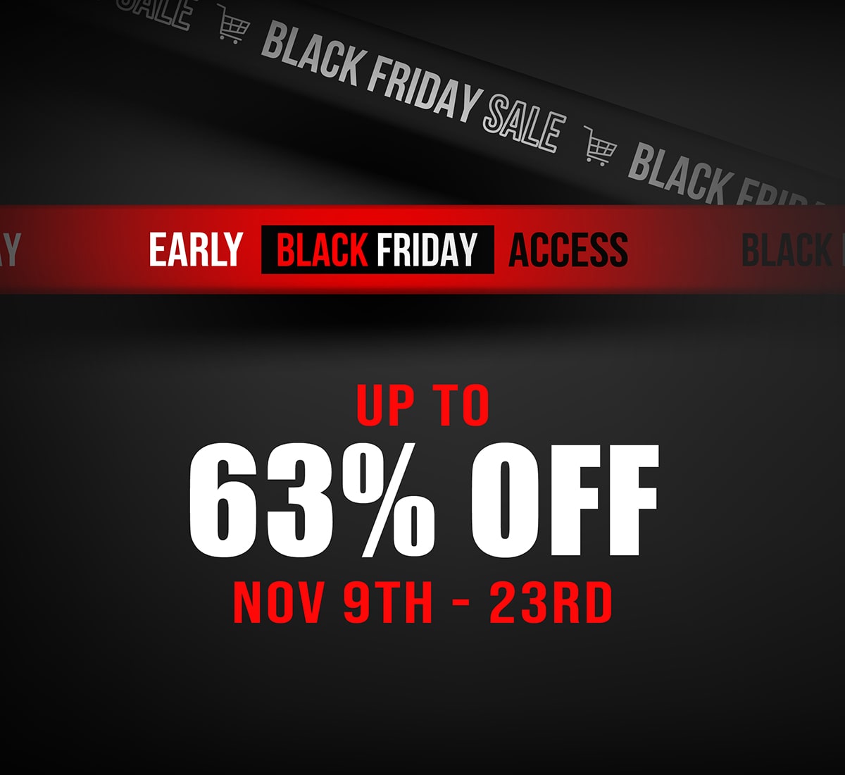 Black Friday Early Access Promotion Page mobile