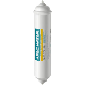 APEC ESSENCE 10" Inline Carbon Filter With Quick Connect, 3/8" Fast Flow Output, 5 Micron