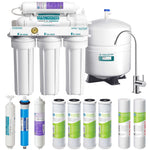 ROES-PH75X - Essence Alkaline Mineral 6-Stage 75 GPD Reverse Osmosis Water Filter System With Extra Pre-Filter Set, WQA Certified