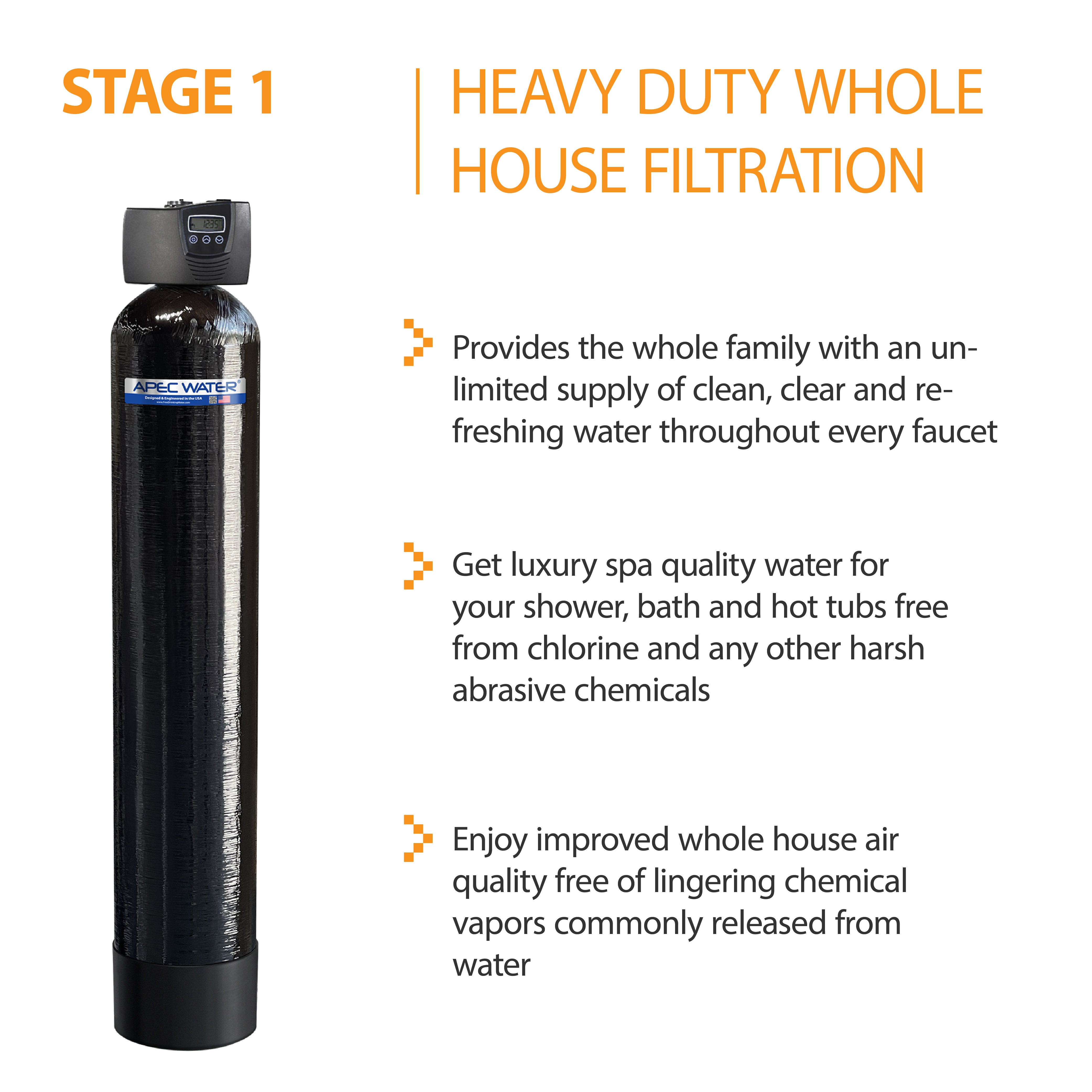 TOTAL SOLUTION 10-FG WHOLE HOUSE WATER PURIFICATION SYSTEM