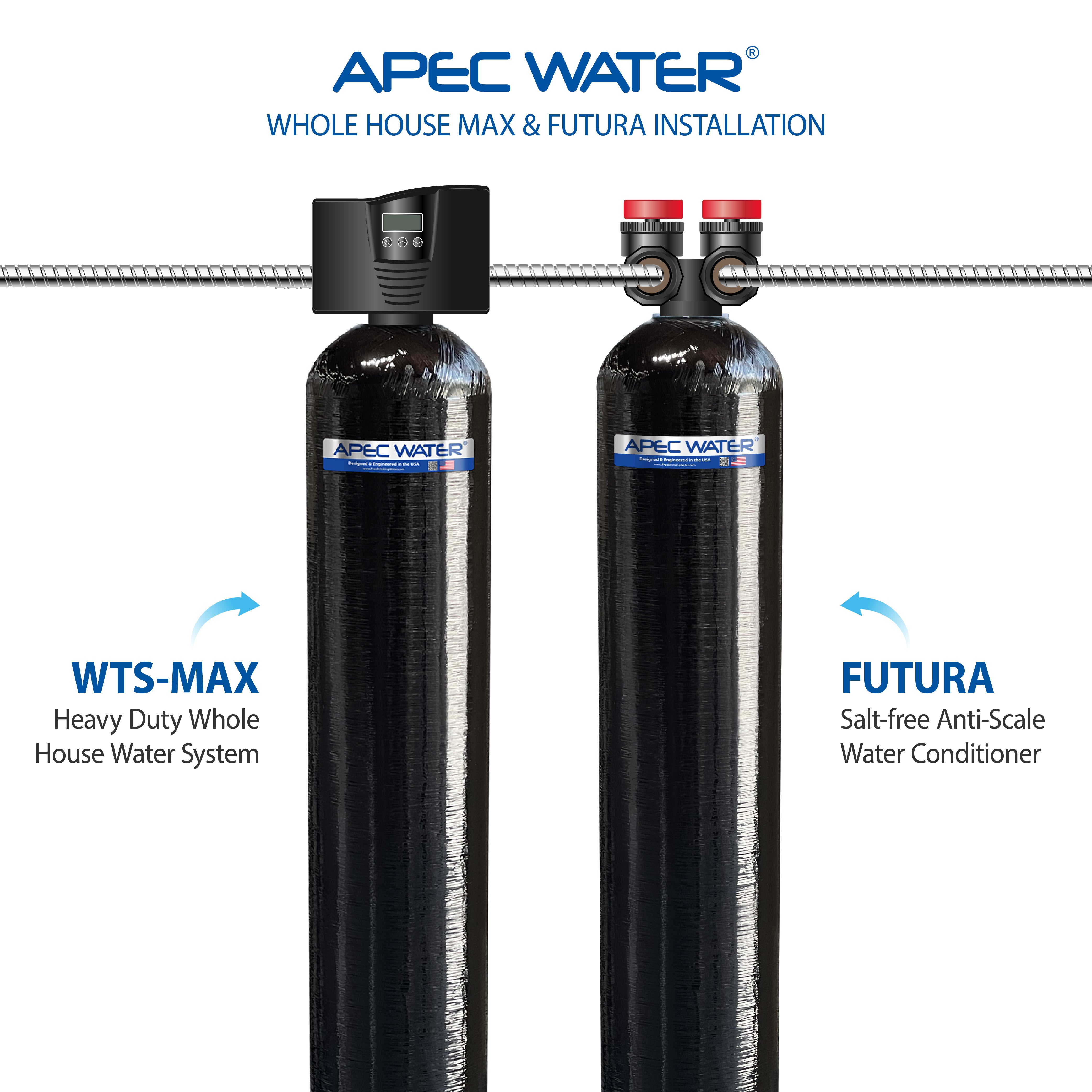 TOTAL SOLUTION 10-FG WHOLE HOUSE WATER PURIFICATION SYSTEM