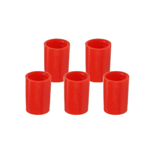 Red Tube Cap Set for Countertop System (Set of 5)