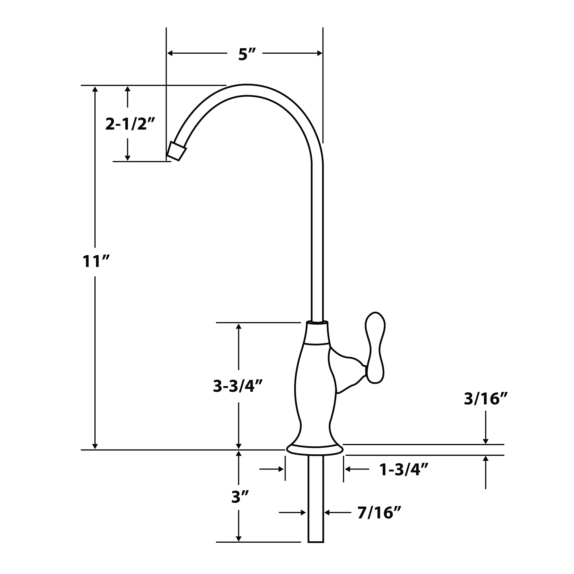 APEC Ceramic Disc Luxury Designer Reverse Osmosis Faucet - Brushed Nickel Coke, Lead-Free