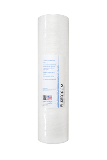 APEC 10 Inch Polypropylene Sediment Filter, 1Micron