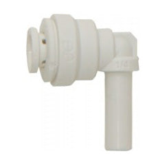 John Guest Plug In Elbow 3/8" Stem OD x 1/4" Tube OD Polypropylene White (PP221208W)