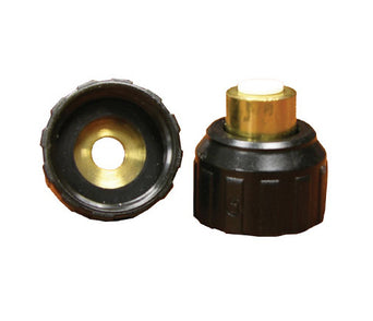 John Guest Brass Polypropylene Female Connector (3/8" Tube OD x 3/4" BSPP Thread) (NC2249LF)