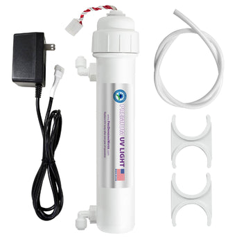 APEC Intense Ultra-Violet Disinfecting 10 Inch Water Filter Upgrade Kit - 3/8" Quick Connect