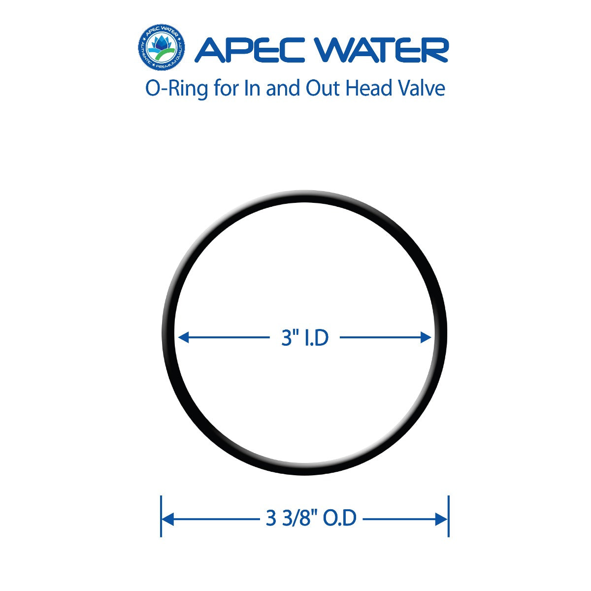 O-Ring for In and Out Head Valve in Whole House Filters