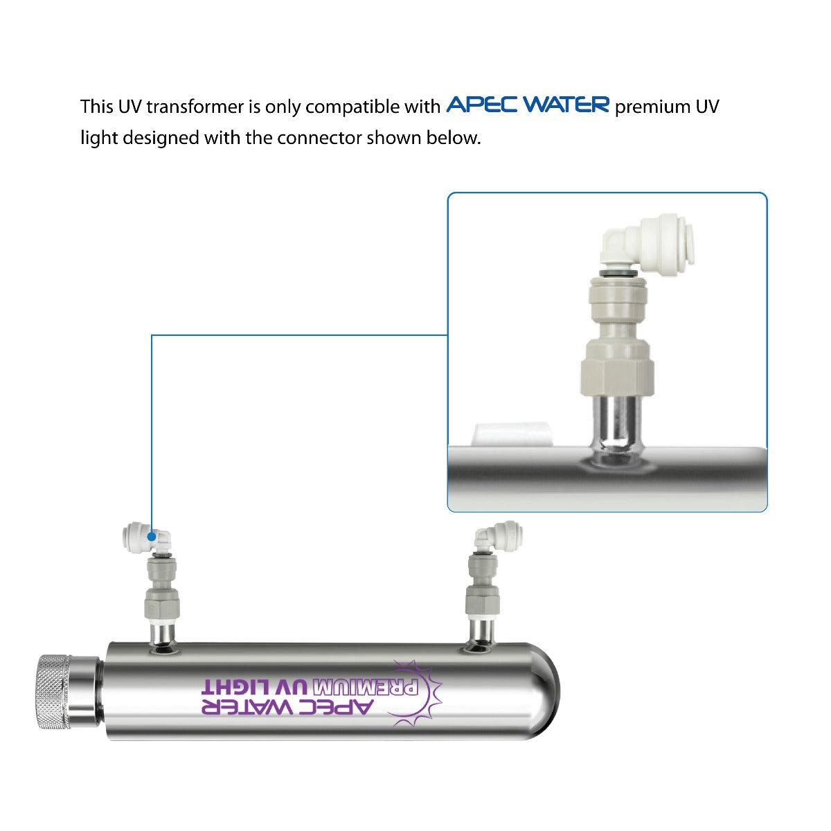 UV Transformer 110/220V for APEC ROES-UV75-SS / ROES-PHUV75 Stainless Steel UV Reverse Osmosis Water Filter System